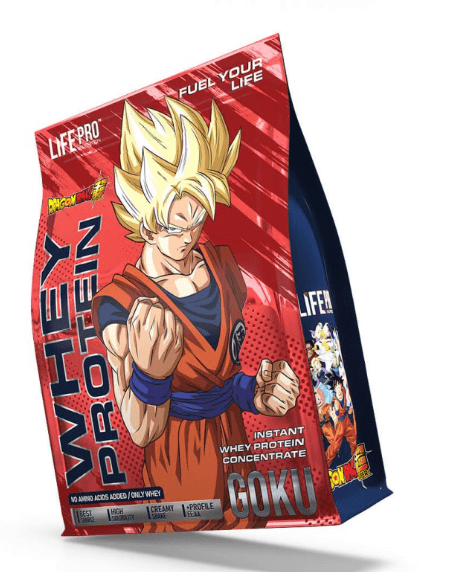 Life Pro Whey Dragon Ball, Limited Edition. Goku 1.8kg (Speculoos Cream) - Imagen 4