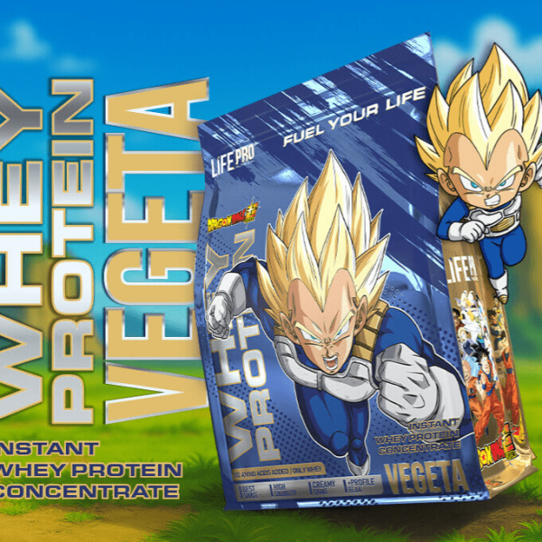 Life Pro Whey Dragon Ball, Limited Edition. Vegeta 900g (Apple Strudel)