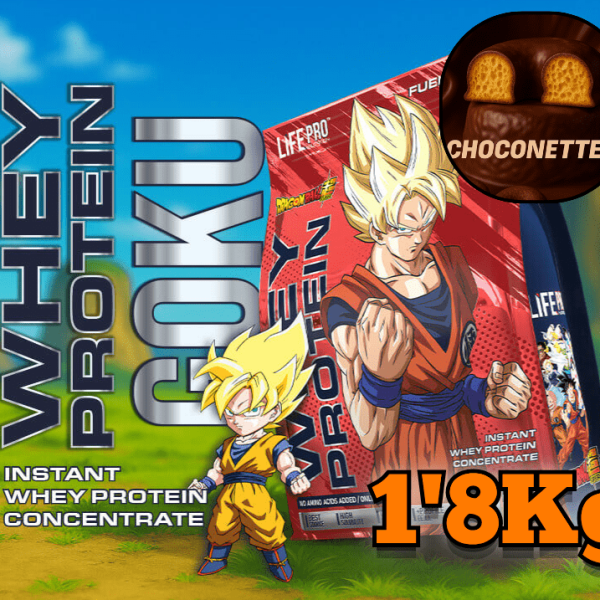 Life Pro Whey Dragon Ball, Limited Edition. Goku 1.8kg (Choconettes)