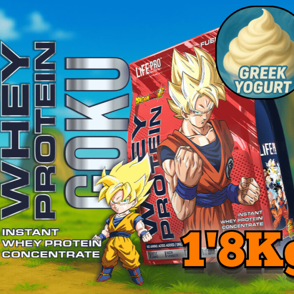 Life Pro Whey Dragon Ball, Limited Edition. Goku 1.8kg (Yogurt Griego)