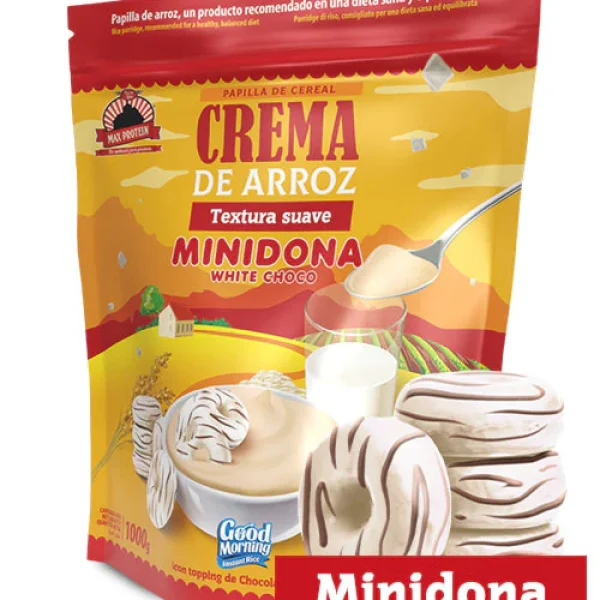 CREMA DE ARROZ Minidona White Choco