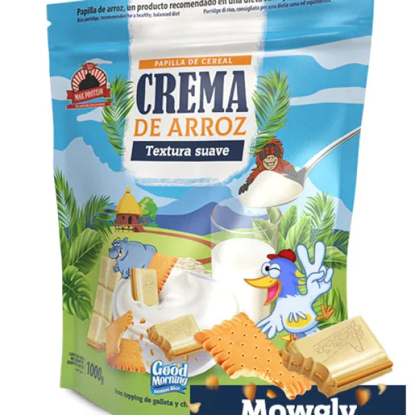 CREMA DE ARROZ Mowgly White Choco