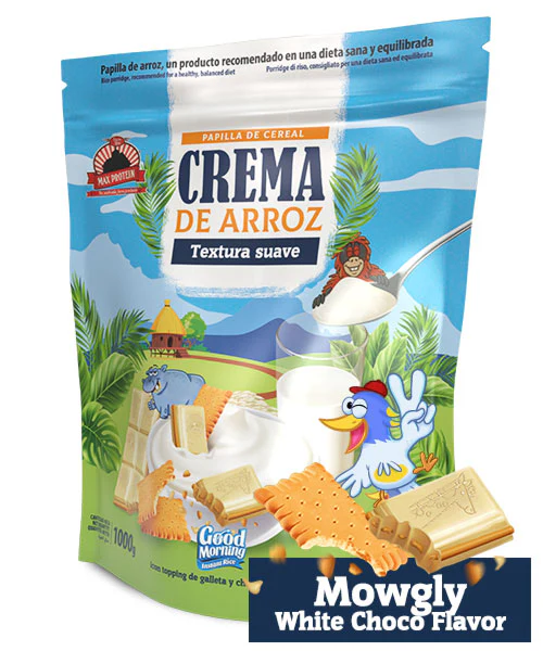 CREMA DE ARROZ Mowgly White Choco